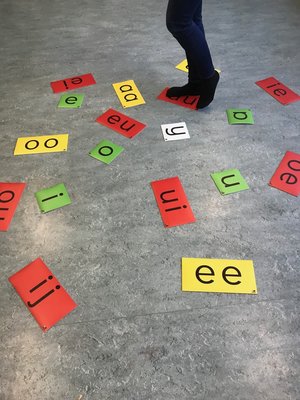 Letter Klankstad Staptegels